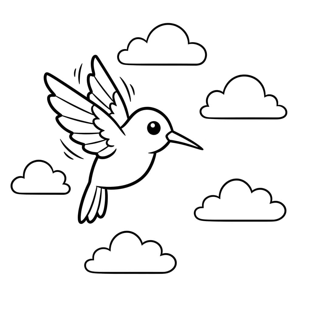 벌새 무료로 인쇄 가능