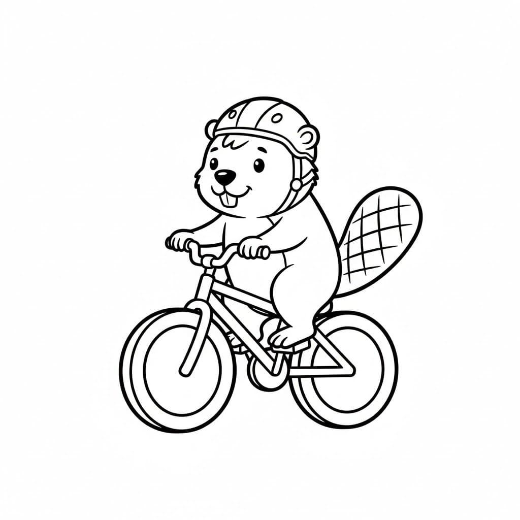 비버 이미지 인쇄 가능