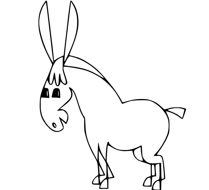 당나귀 이미지 인쇄 가능