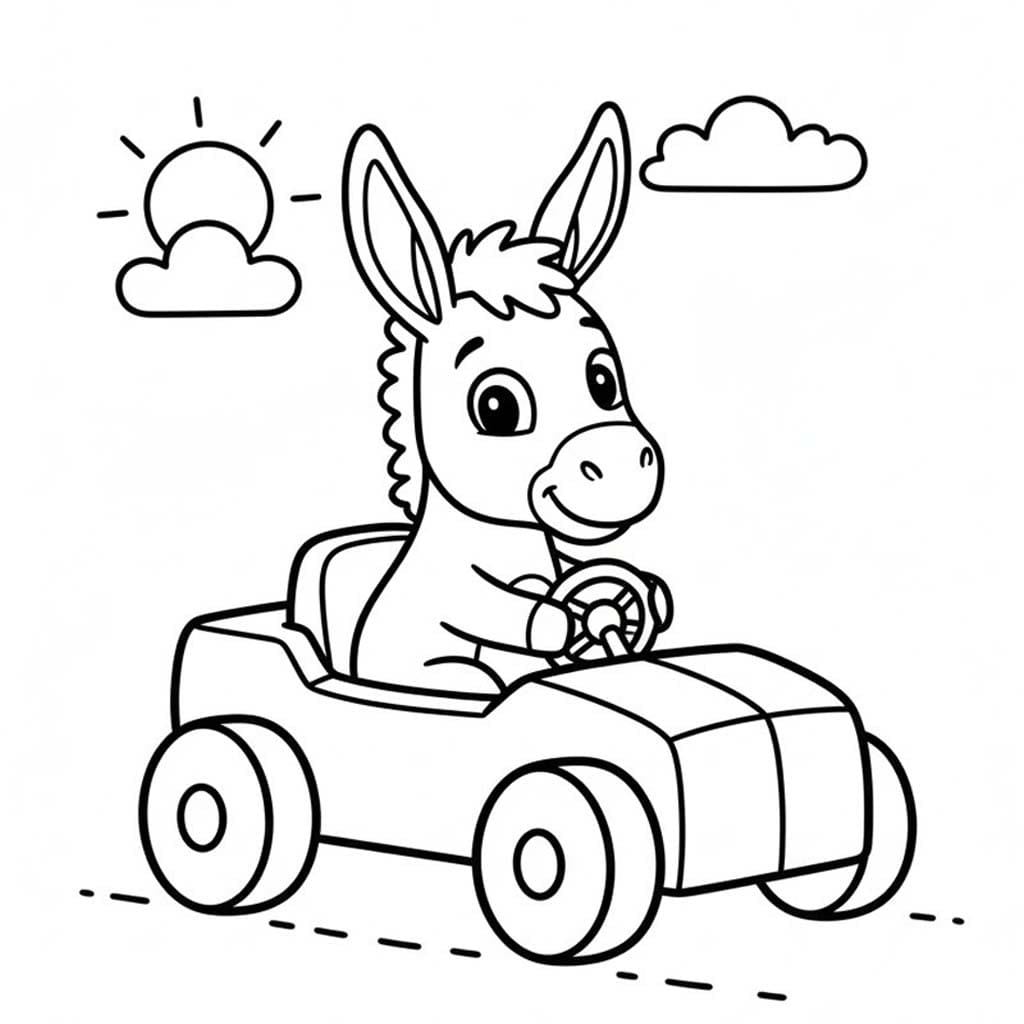 그리다 당나귀 쉬운