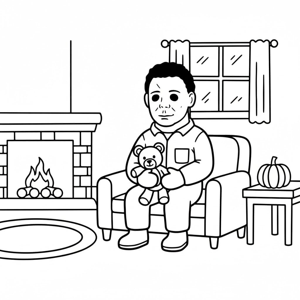 그리다 마이클 마이어스 베이직 색칠 그리다 마이클 마이어스 베이직