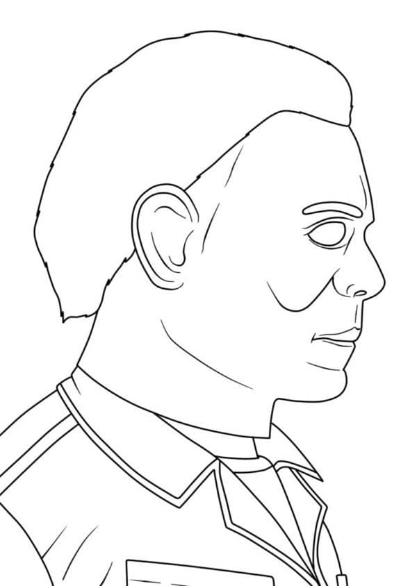 그리다 마이클 마이어스 무료 색칠 그리다 마이클 마이어스 무료