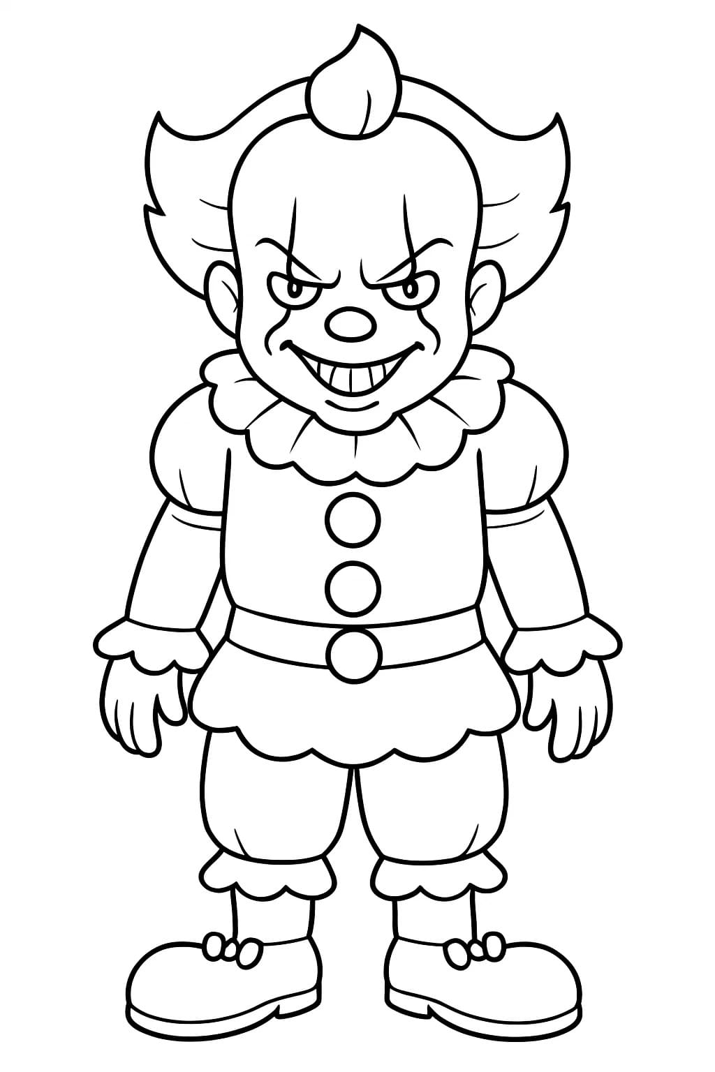 그리다 페니와이즈 색칠 그리다 페니와이즈