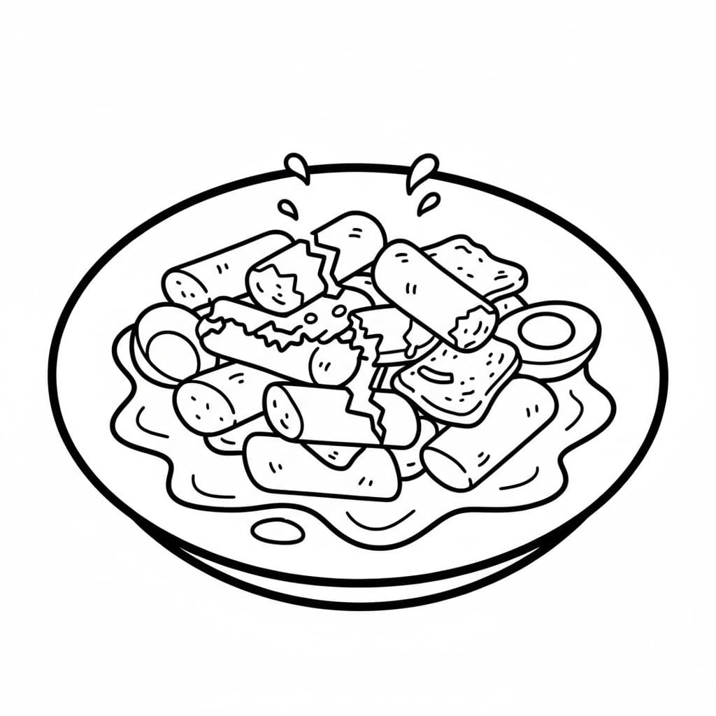그리다 떡볶이