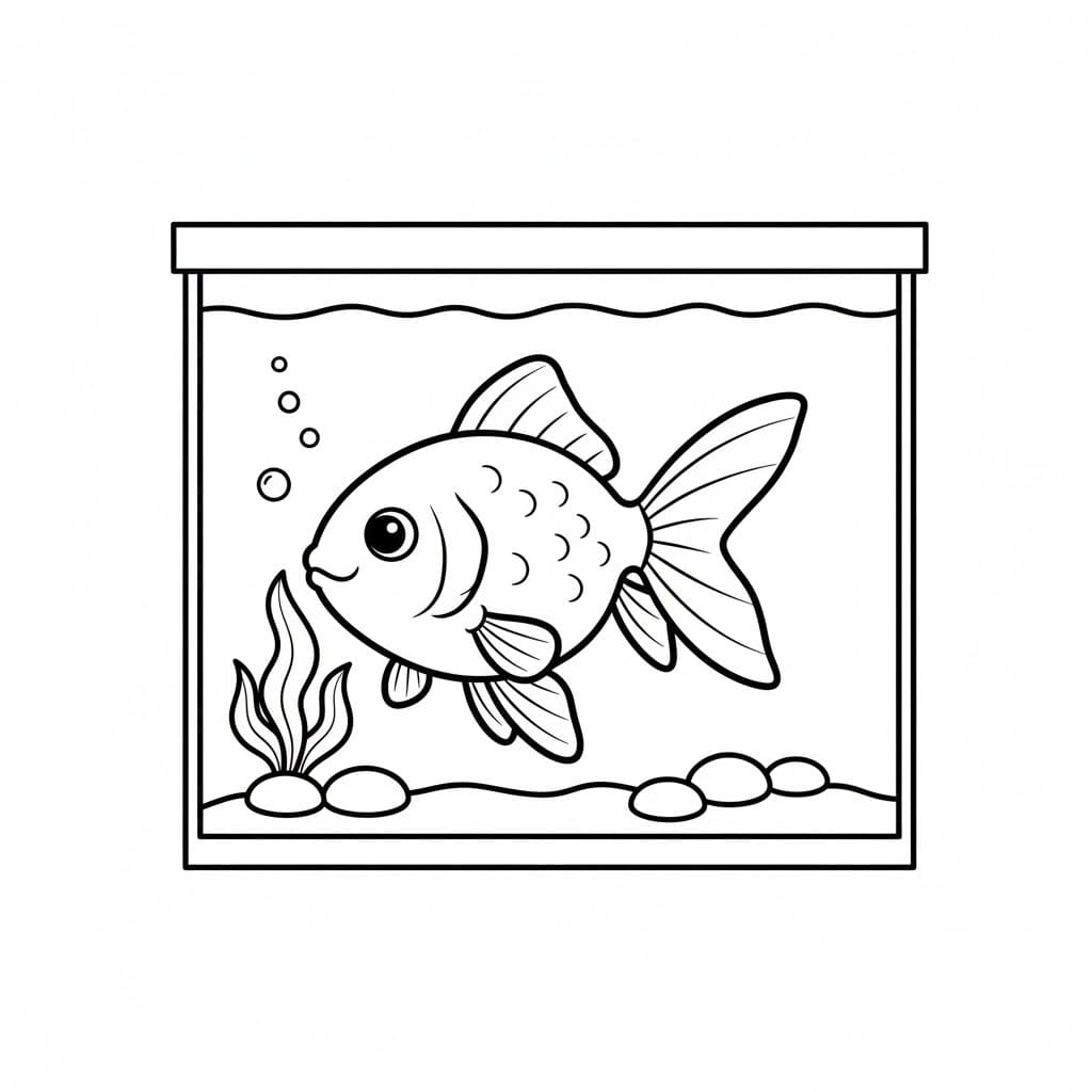 금붕어 이미지 인쇄 가능