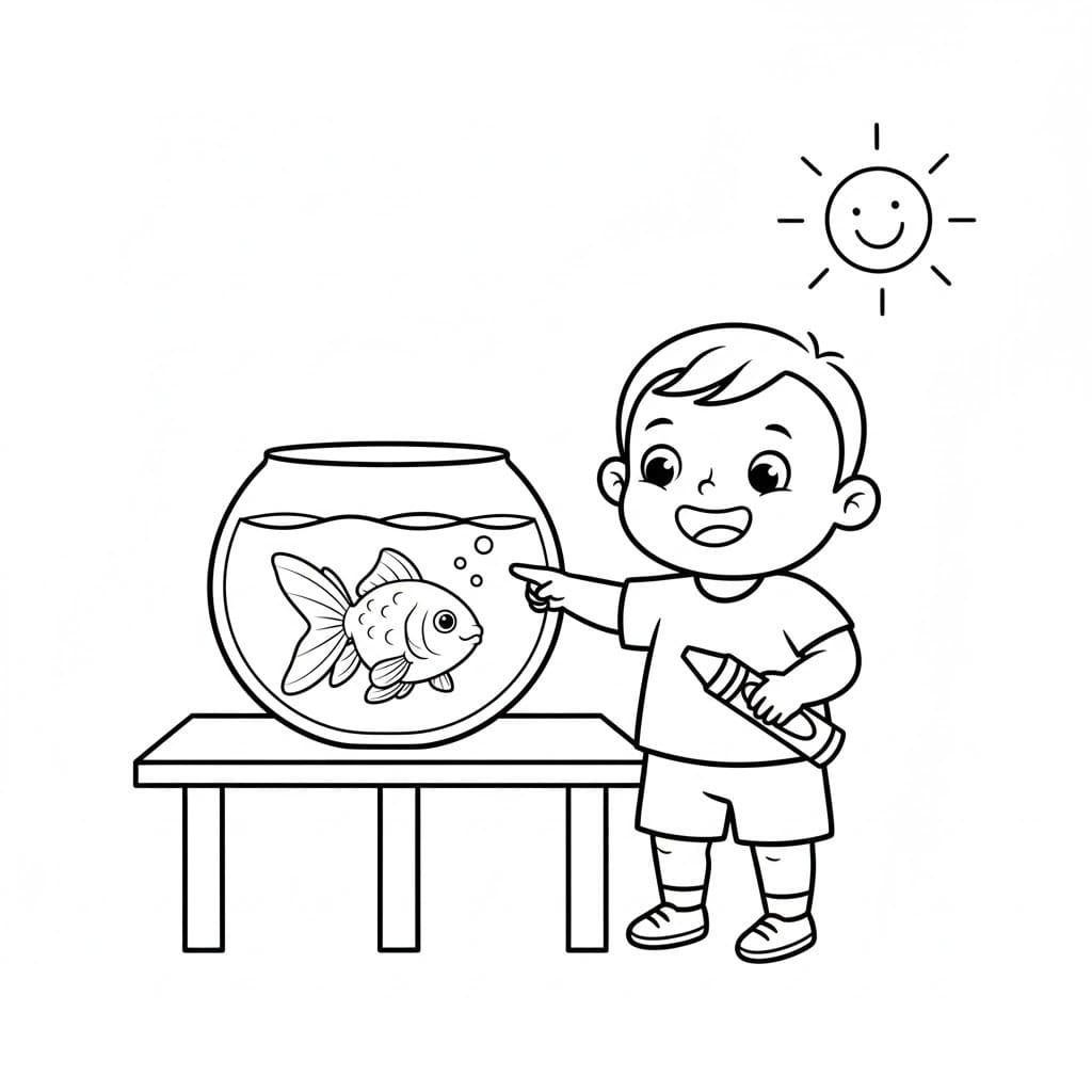 금붕어 무료로 인쇄 가능