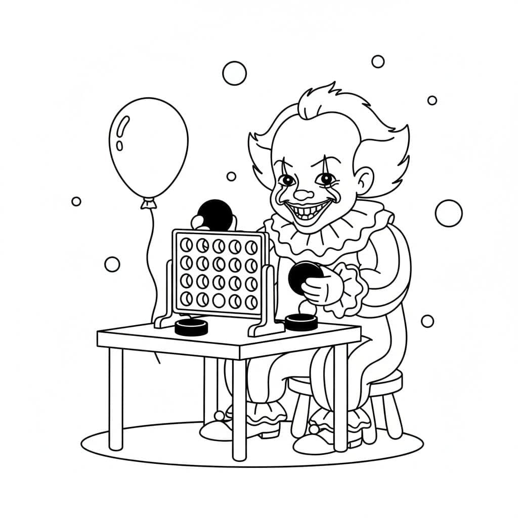 기초적인 페니와이즈 색칠 기초적인 페니와이즈