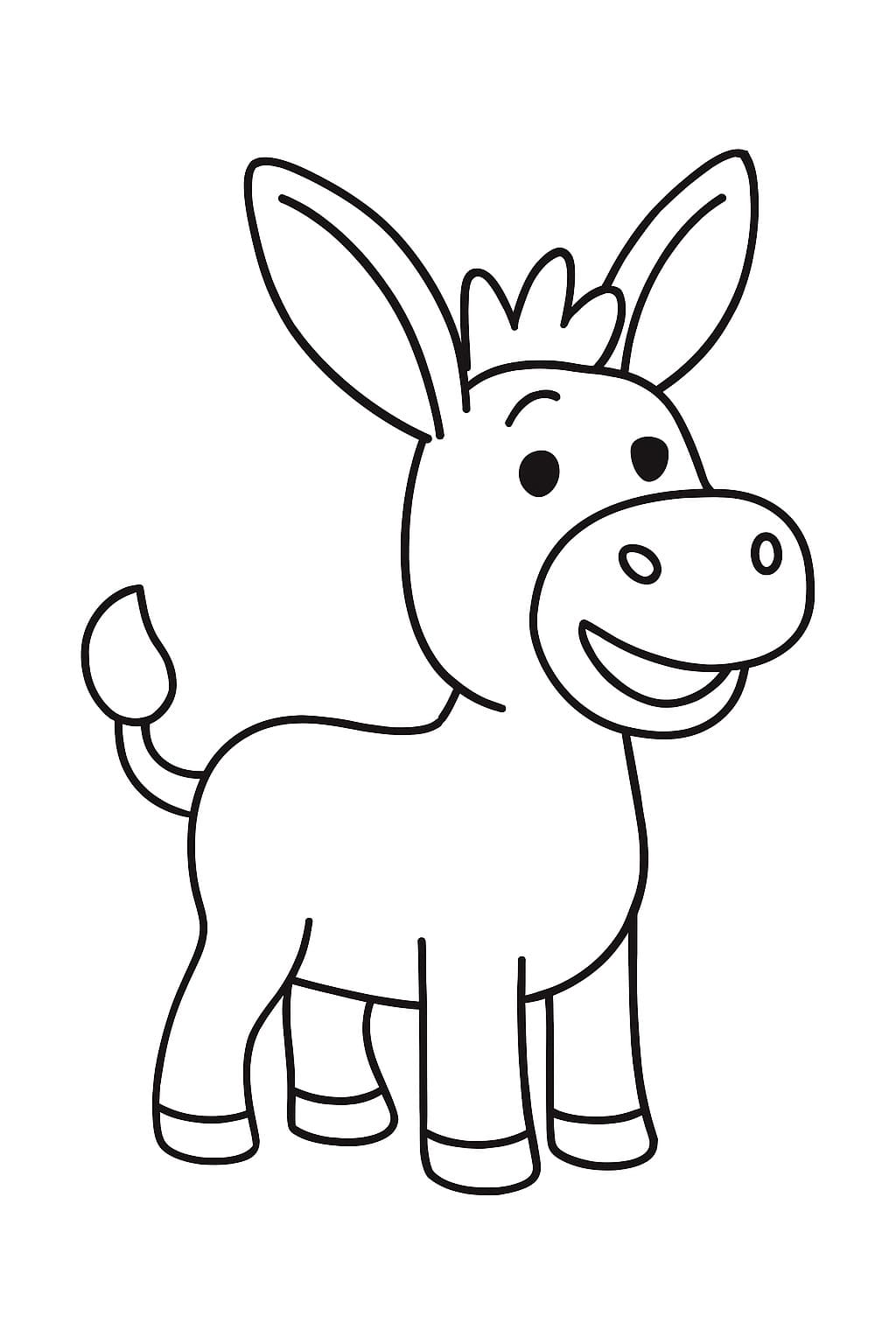 이미지 당나귀 행복하다