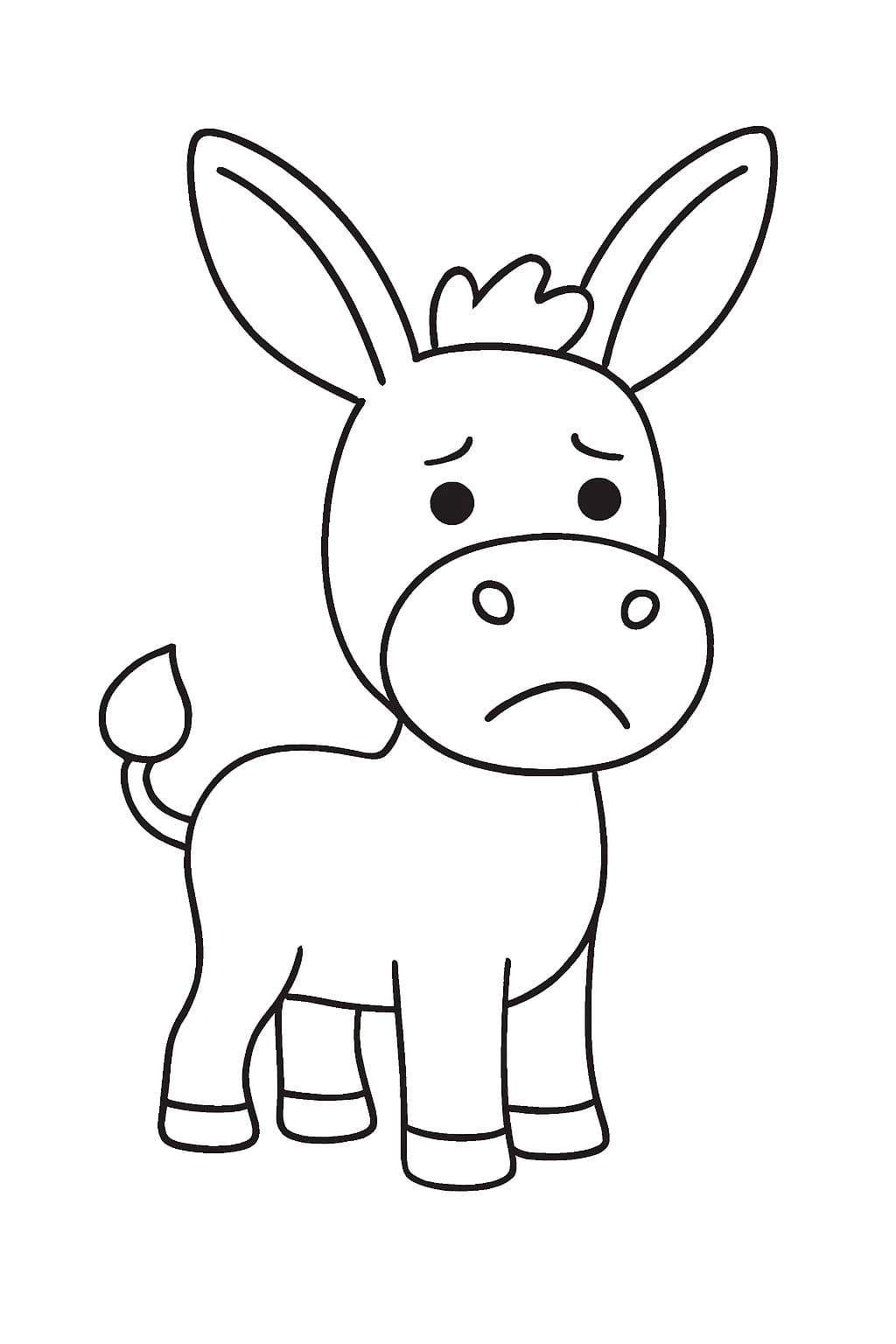 당나귀 색칠하기놀이