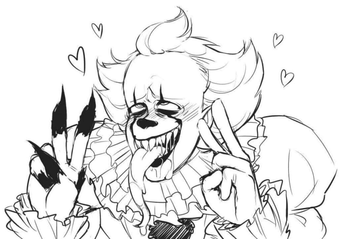 이미지 페니와이즈 무료로 인쇄 가능 색칠 이미지 페니와이즈 무료로 인쇄 가능