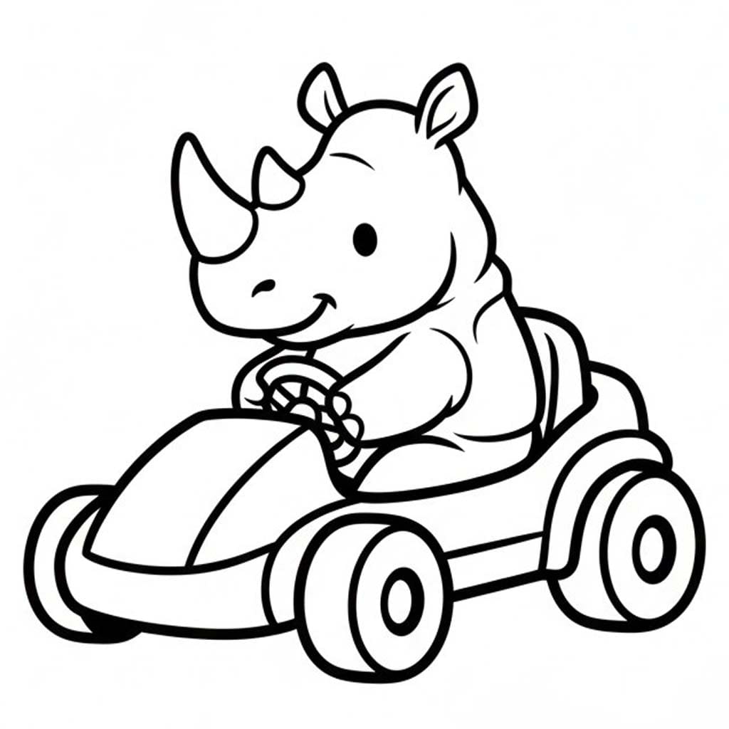 인쇄 가능 코뿔소