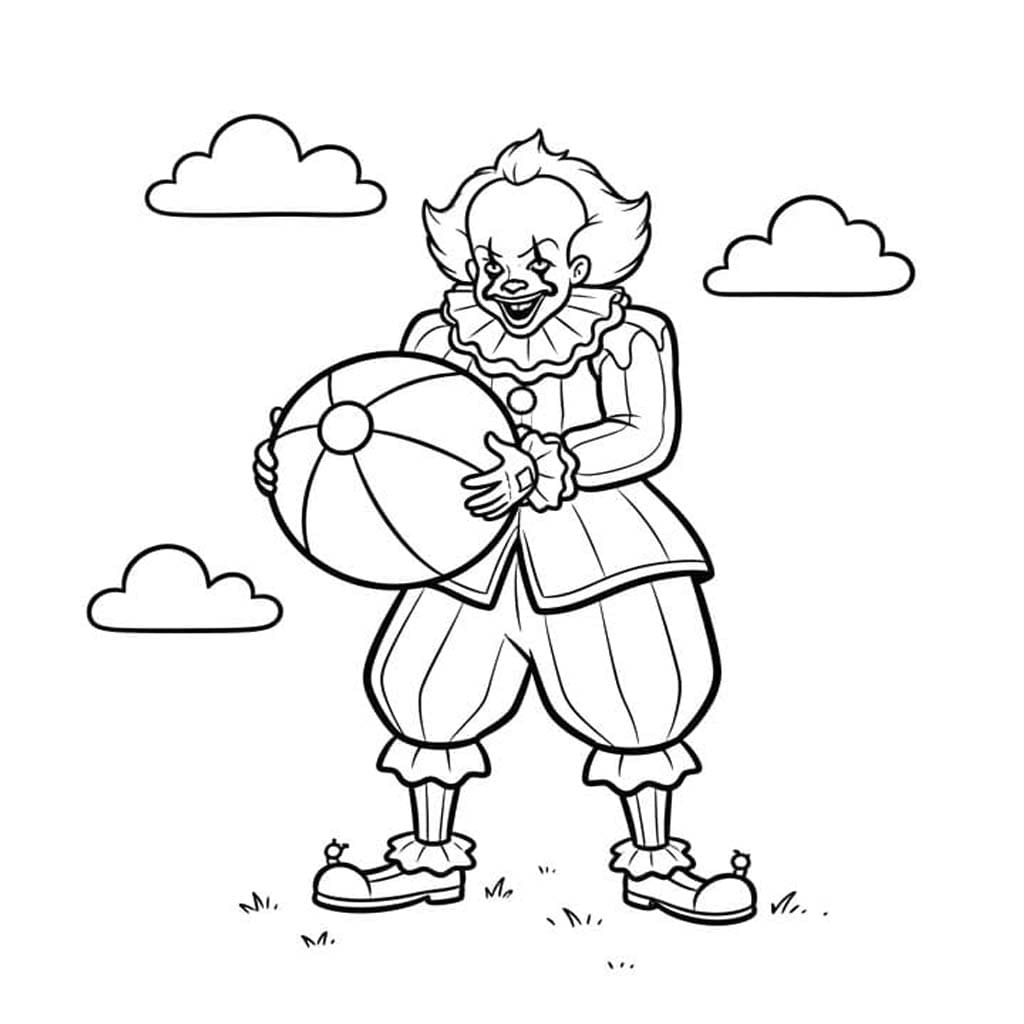 인쇄 가능 페니와이즈 색칠 인쇄 가능 페니와이즈