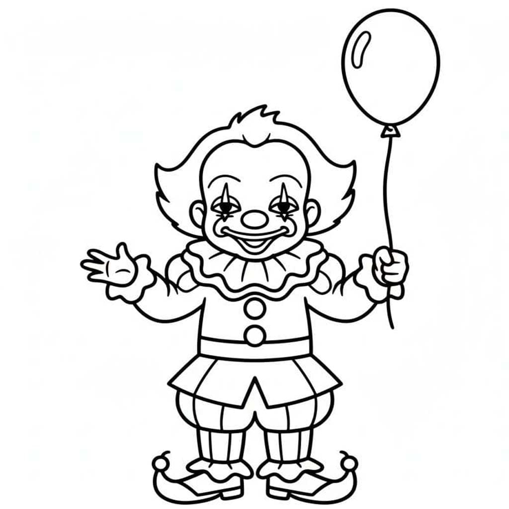 인쇄 페니와이즈 색칠 인쇄 페니와이즈