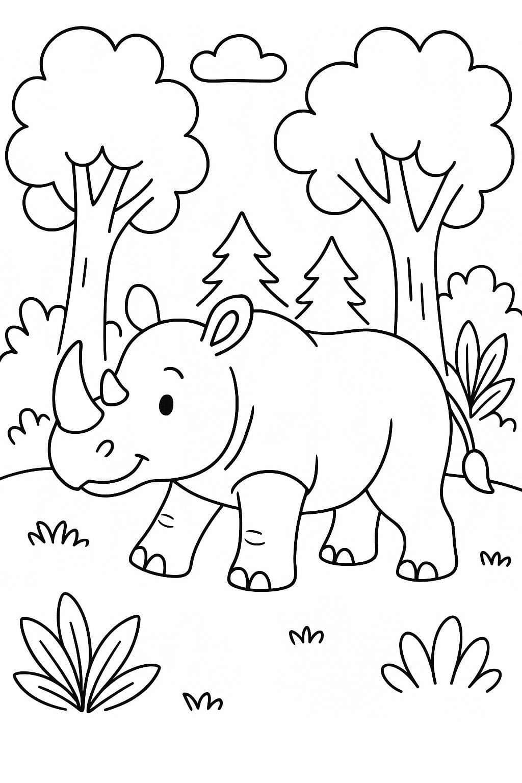 코뿔소 이미지 쉬운