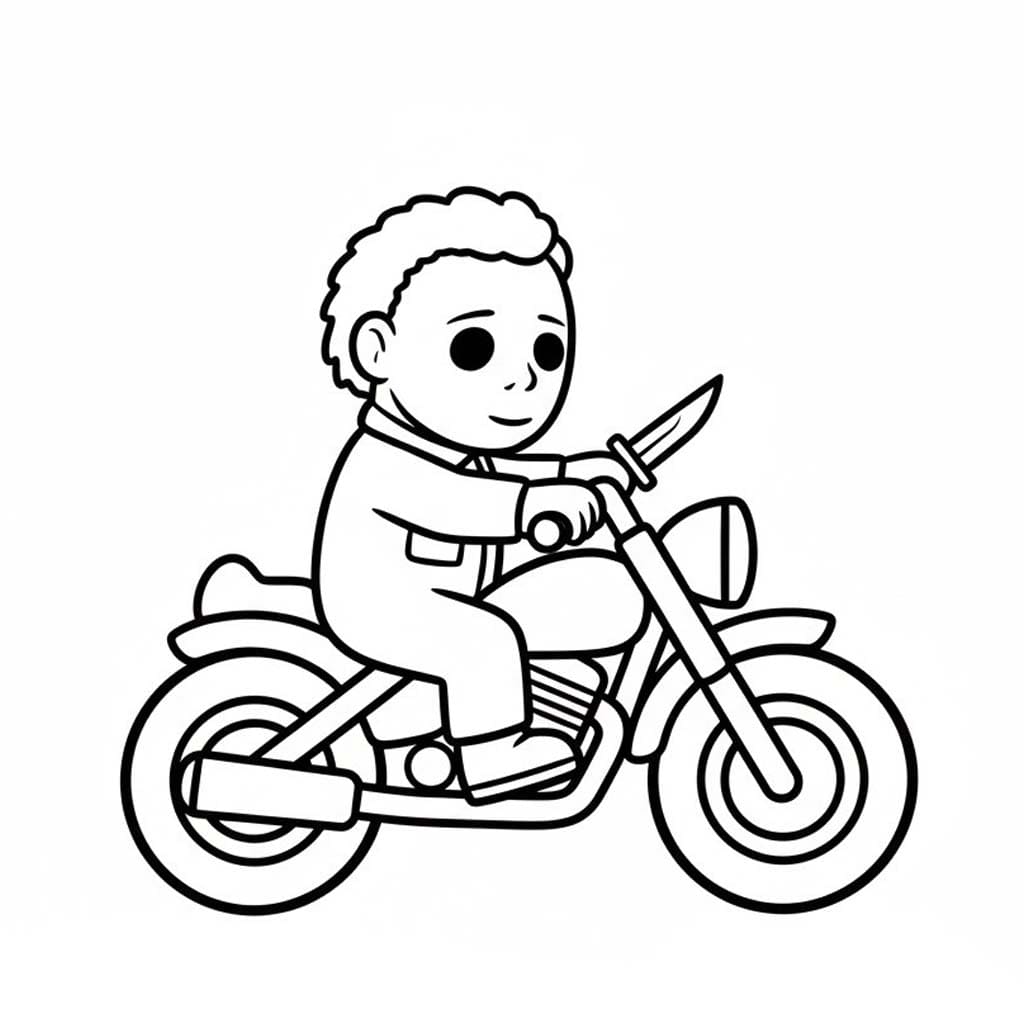 마이클 마이어스 5 색칠 마이클 마이어스 5