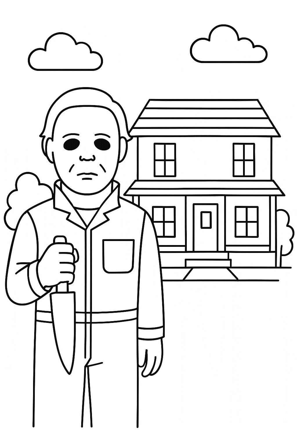 마이클 마이어스 이미지 베이식 색칠 마이클 마이어스 이미지 베이식