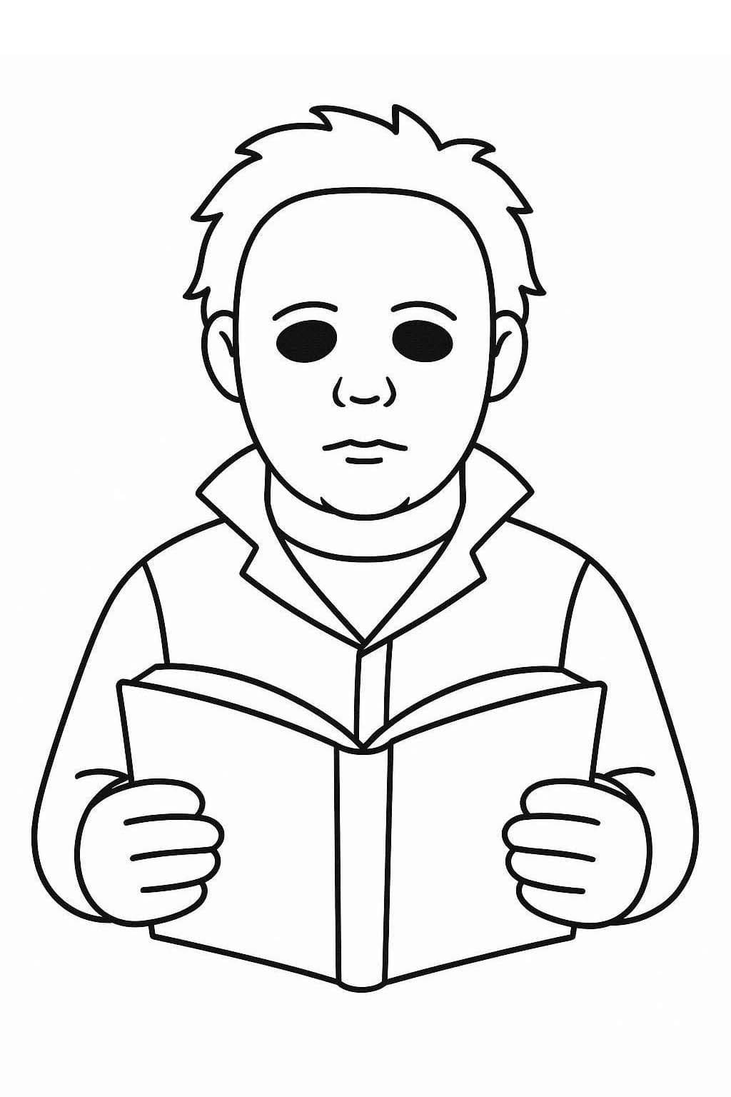 마이클 마이어스 이미지 인쇄 가능 색칠 마이클 마이어스 이미지 인쇄 가능