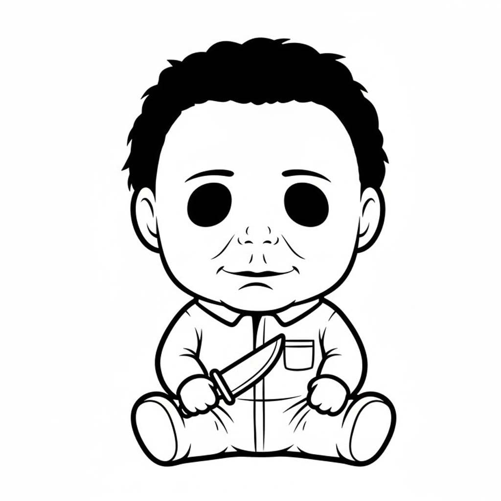 마이클 마이어스 무료 색칠 마이클 마이어스 무료