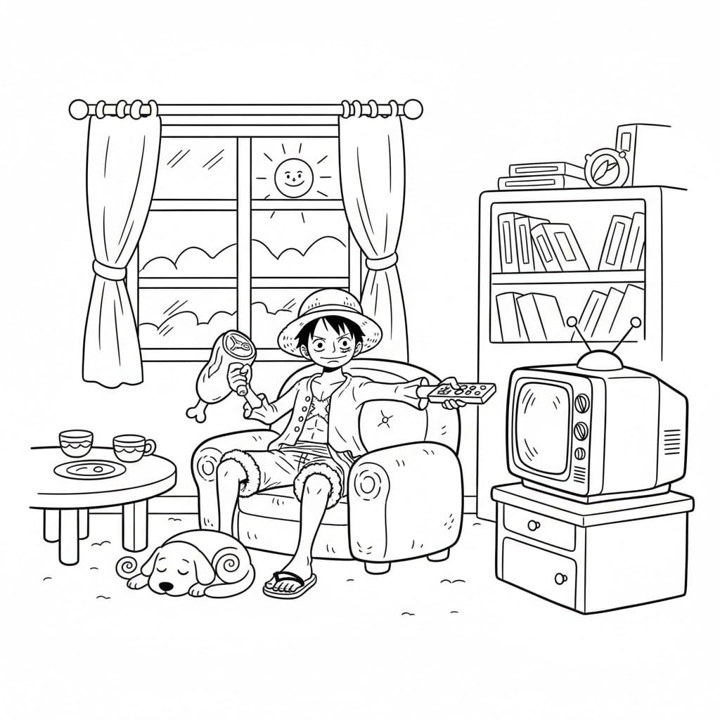 몽키 D. 루피 단순한