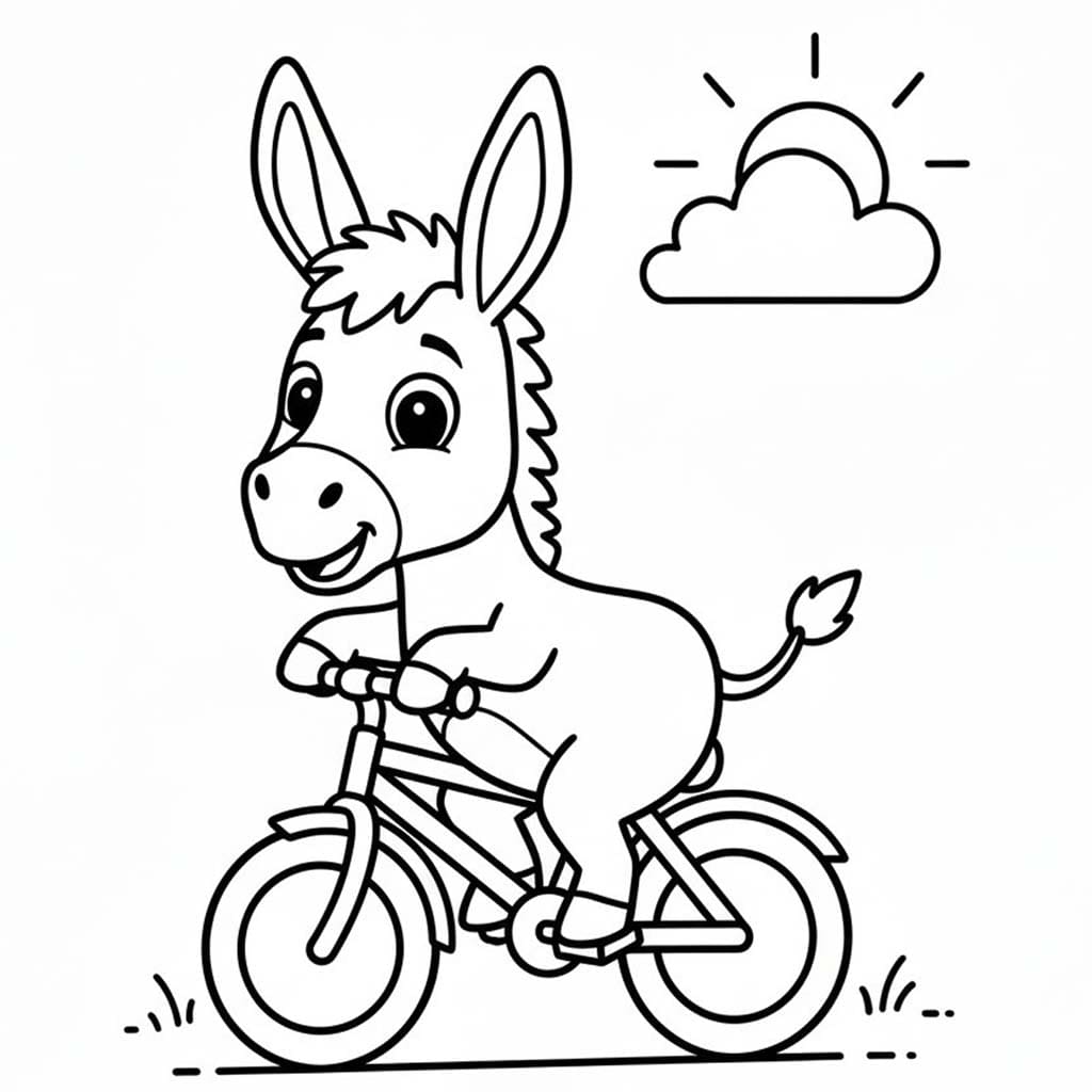 무료로 인쇄 가능 당나귀