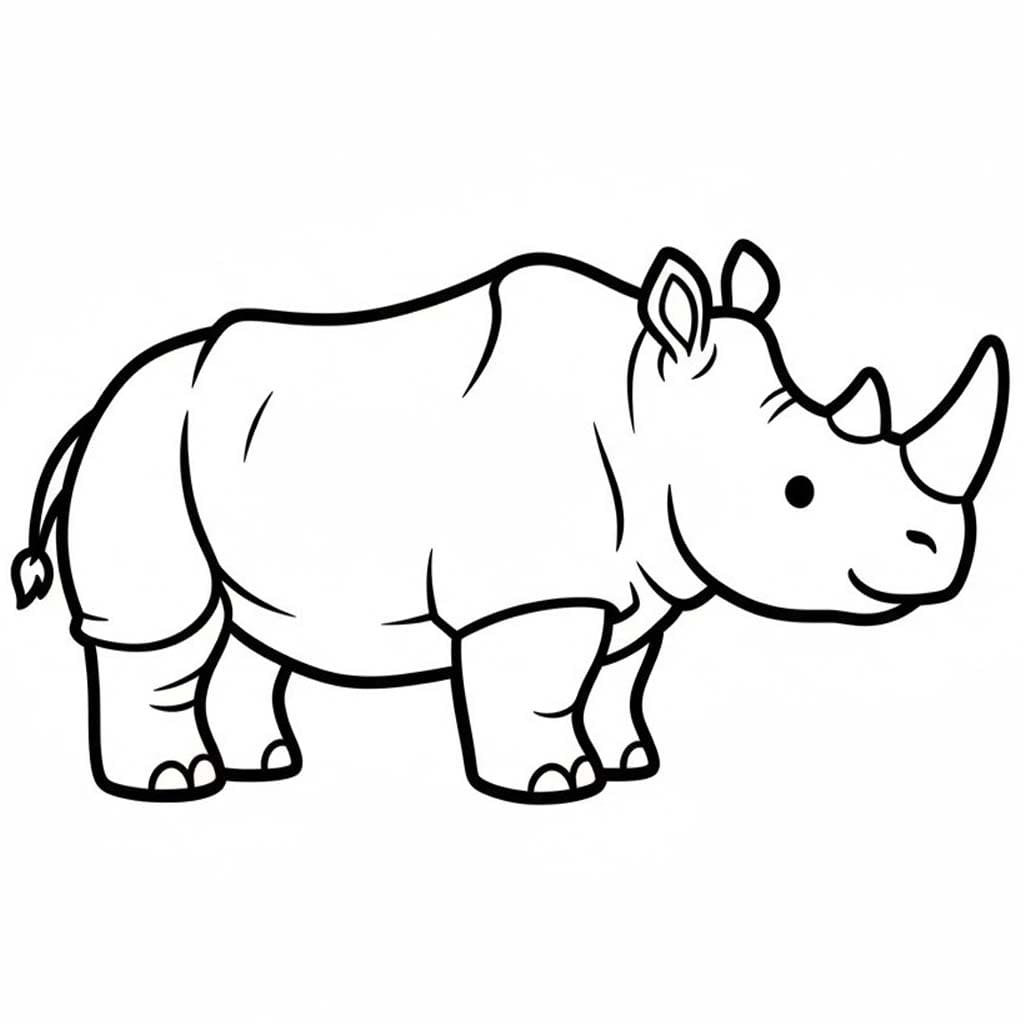 무료로 인쇄 가능 코뿔소
