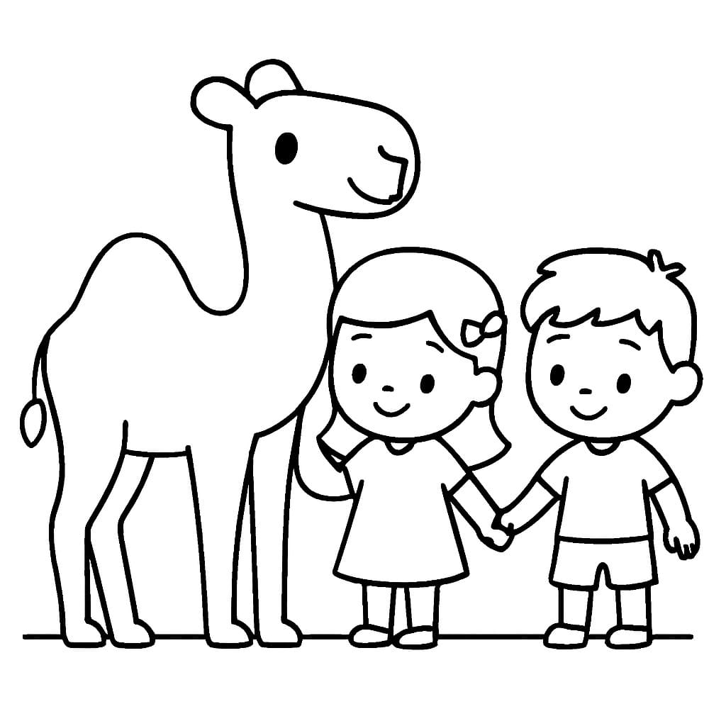 낙타 이미지 인쇄 가능