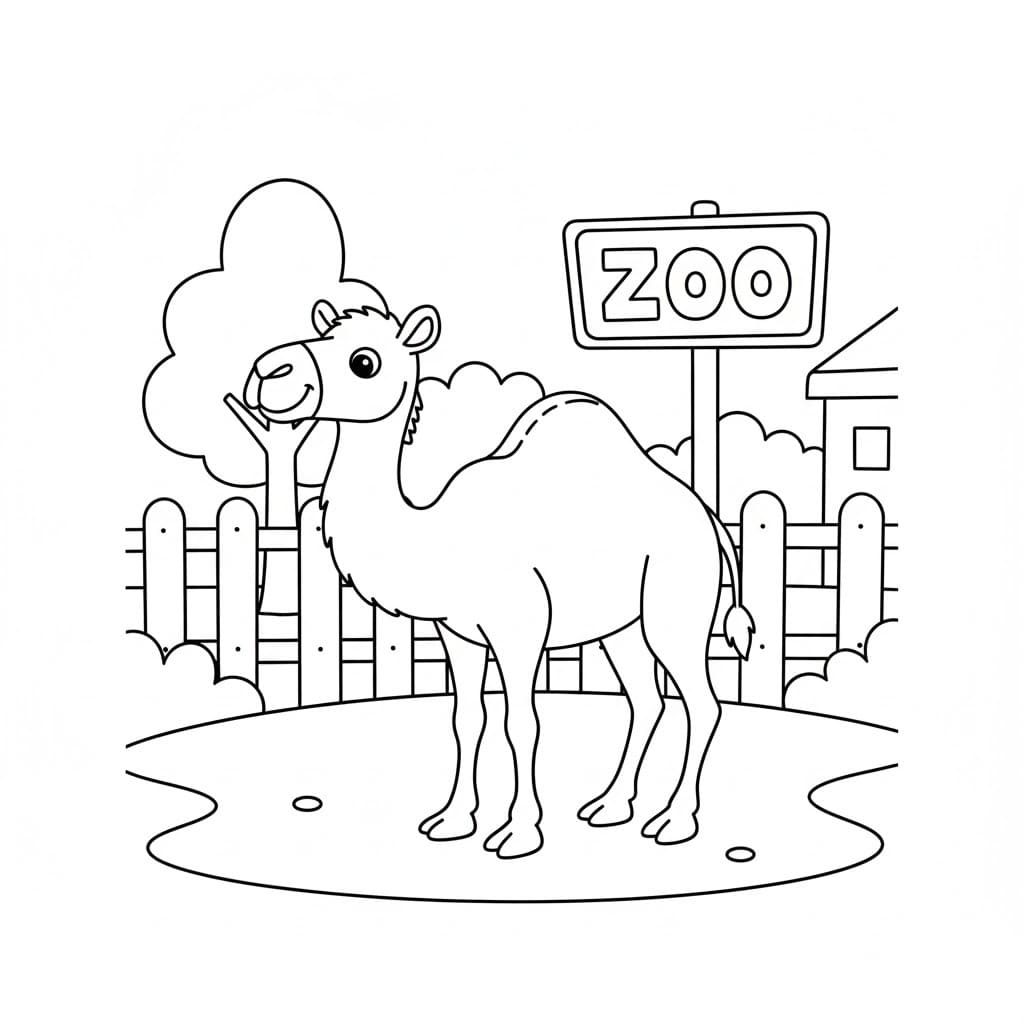 낙타 인쇄 가능