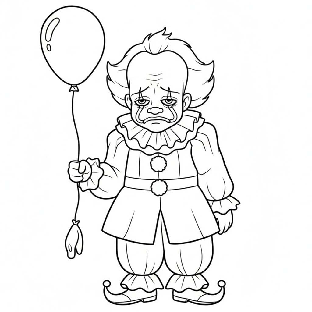 페니와이즈 1 색칠 페니와이즈 1