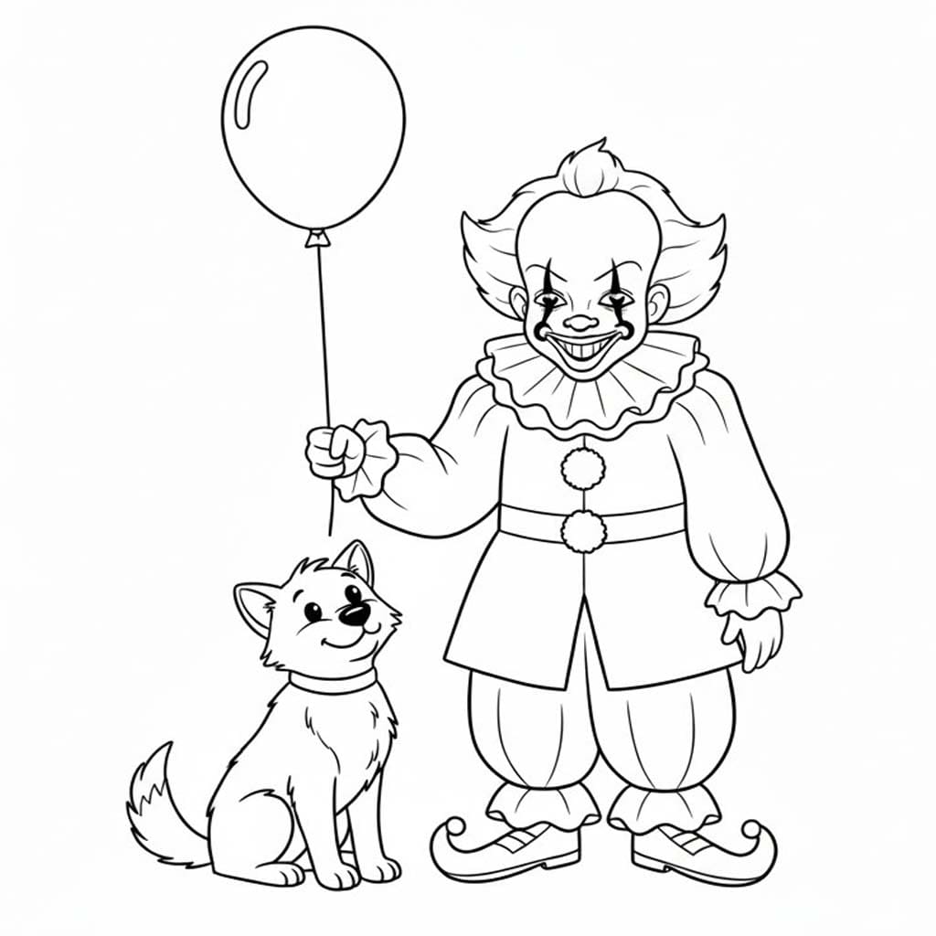 페니와이즈 2 색칠 페니와이즈 2