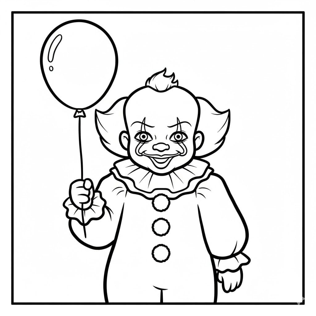 페니와이즈 3 색칠 페니와이즈 3