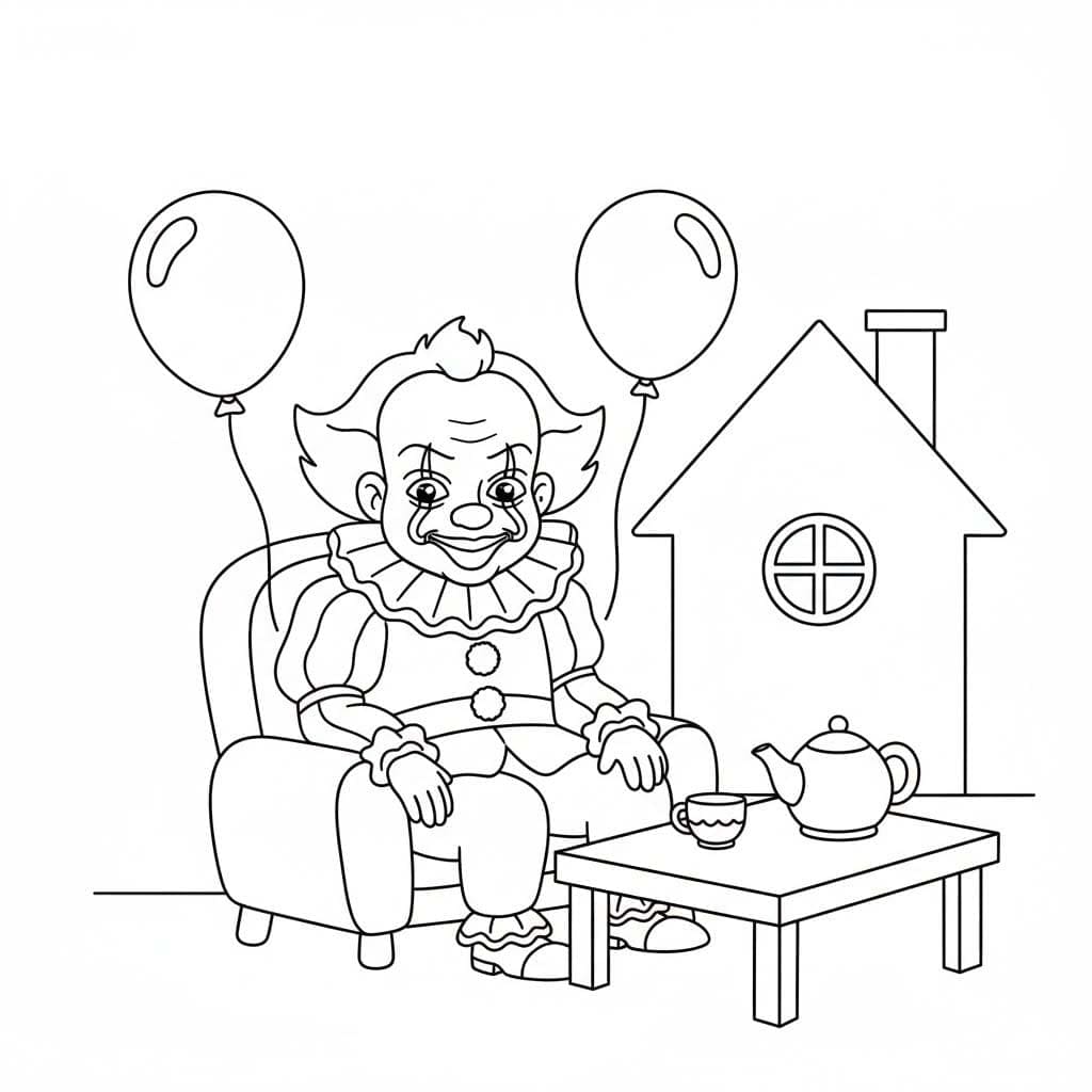 페니와이즈 베이식 색칠 페니와이즈 베이식