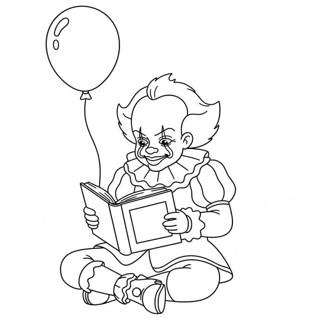 페니와이즈 무료 색칠 페니와이즈 무료