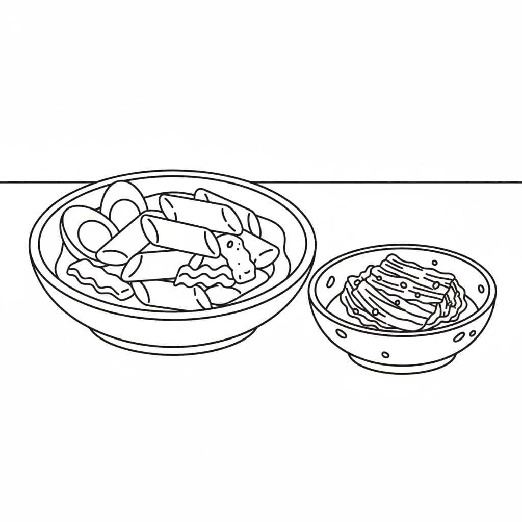 떡볶이 인쇄 가능