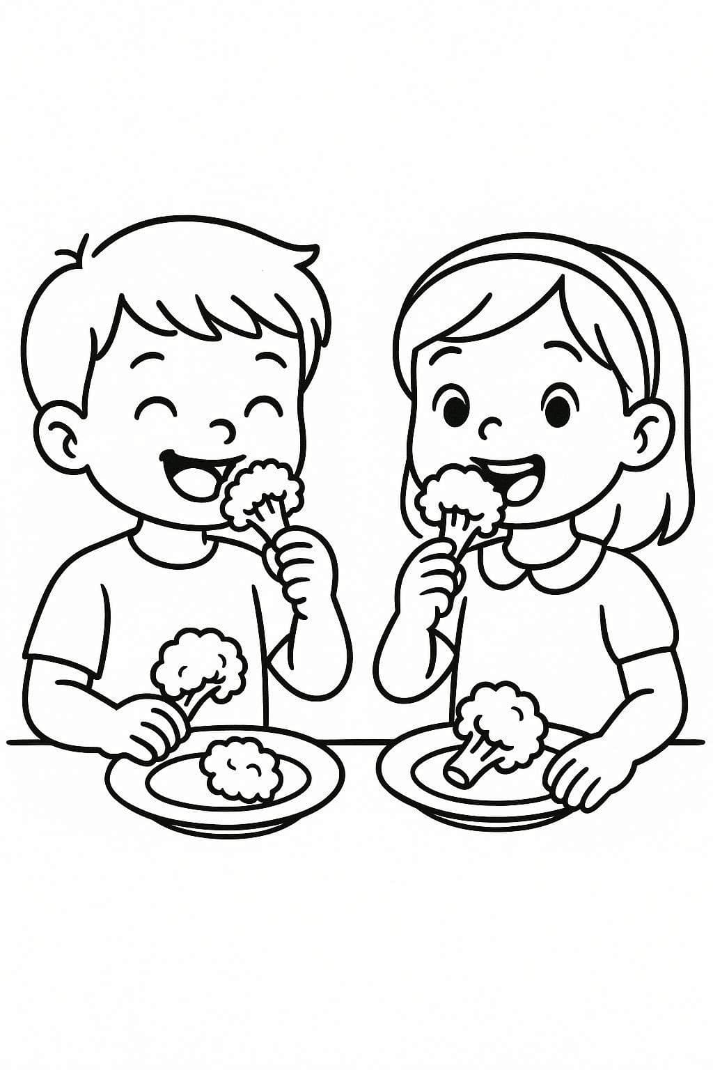 브로콜리 아이들이 먹다