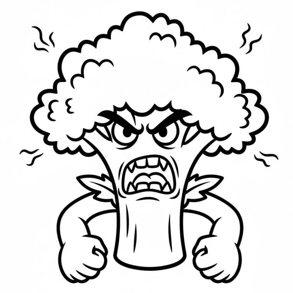 브로콜리 맹렬한