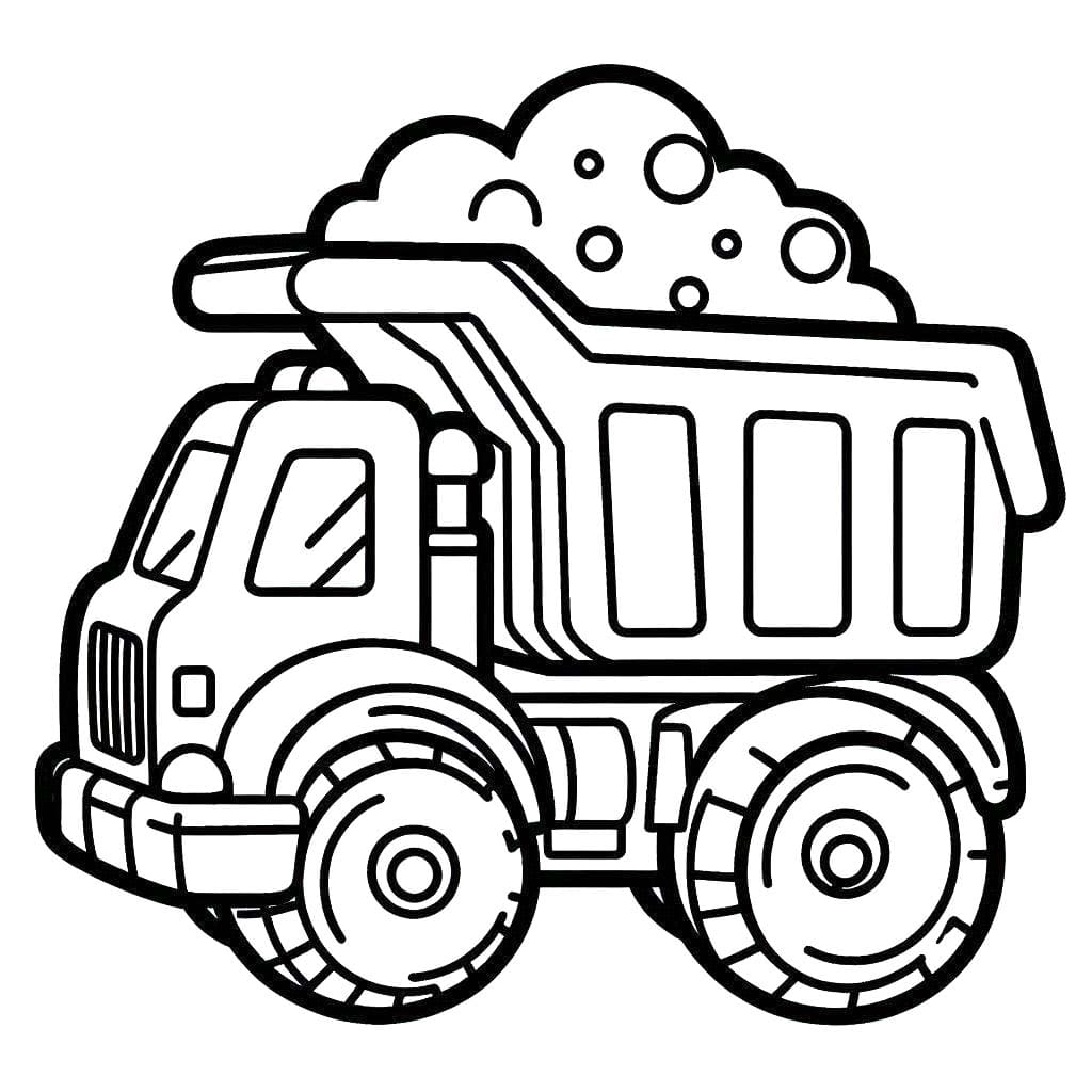 덤프 트럭 그리다