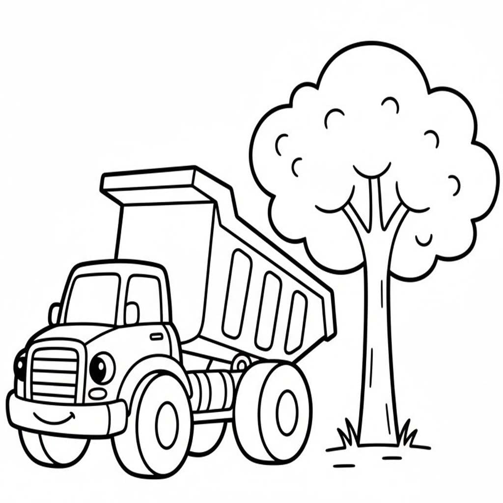 덤프 트럭 인쇄 가능