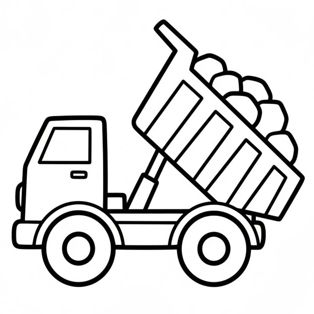 덤프 트럭 무료로 인쇄 가능