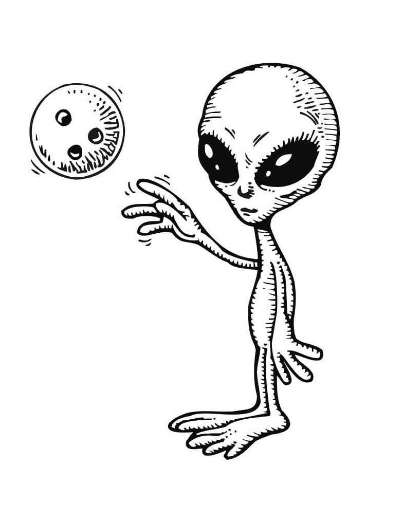 에일리언 이미지 단순한