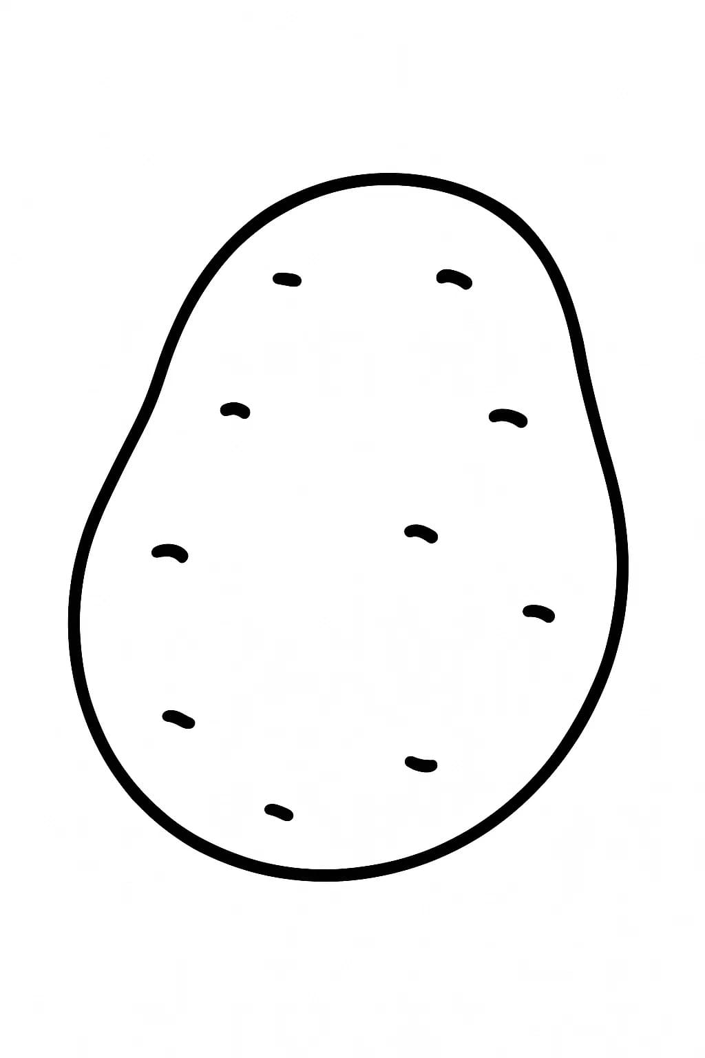 감자 이미지 단순한