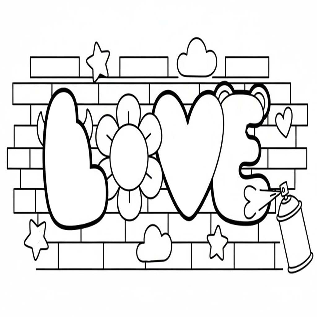 그래피티 무료로 인쇄 가능