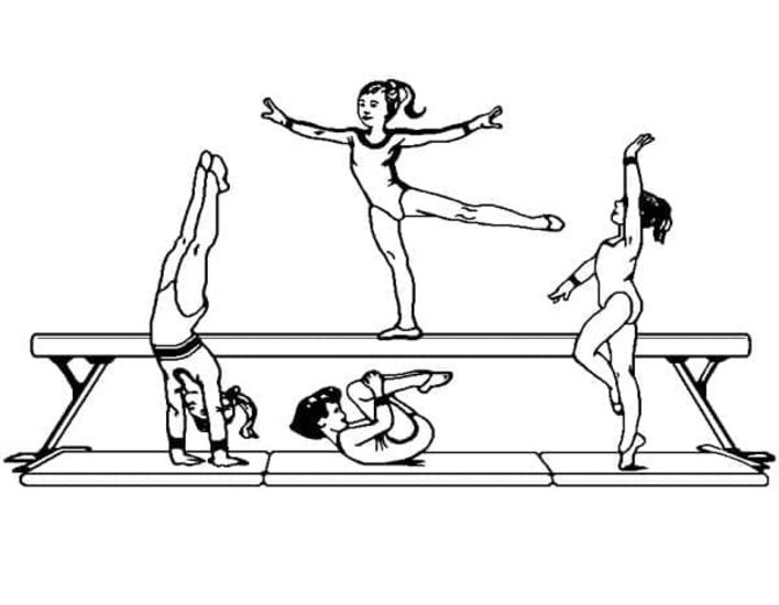 그리다 체조 단순한