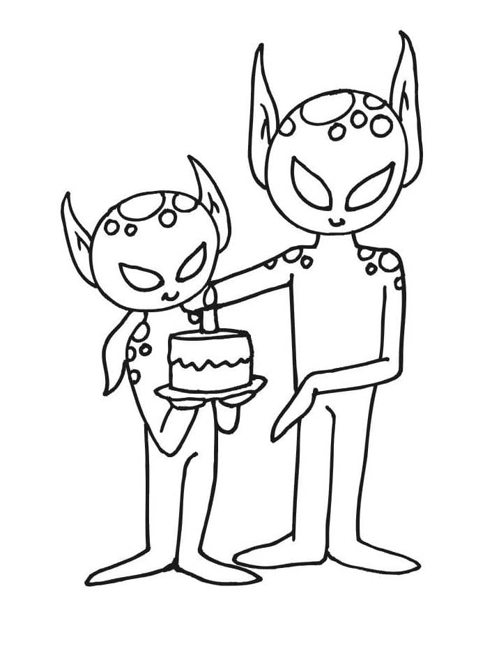 그리다 에일리언 단순한