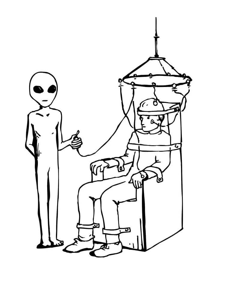 그리다 에일리언 인쇄 가능