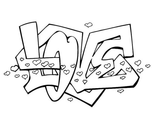 그리다 그래피티 단순한