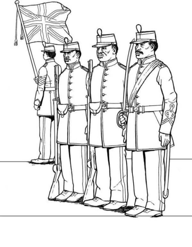 그리다 군인 기초적인