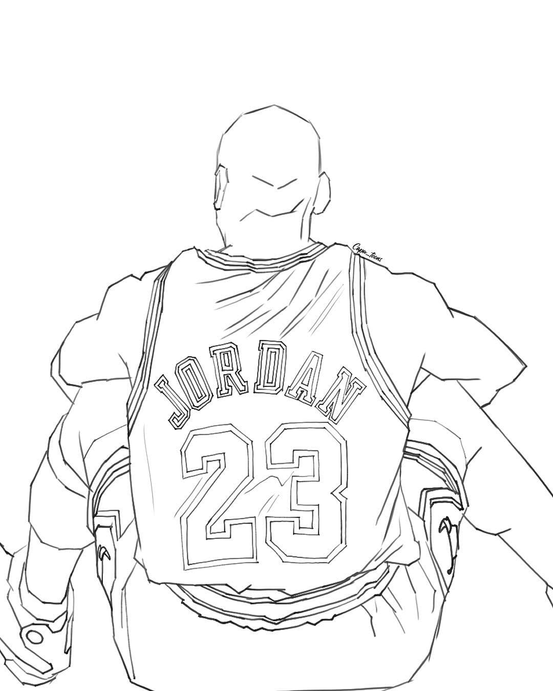 마이클 조던 색칠하기놀이