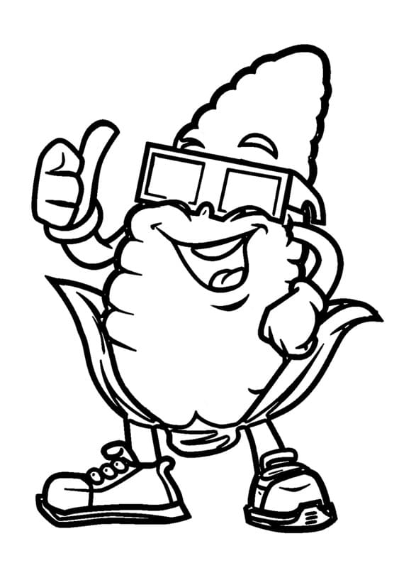 그리다 옥수수 기초적인