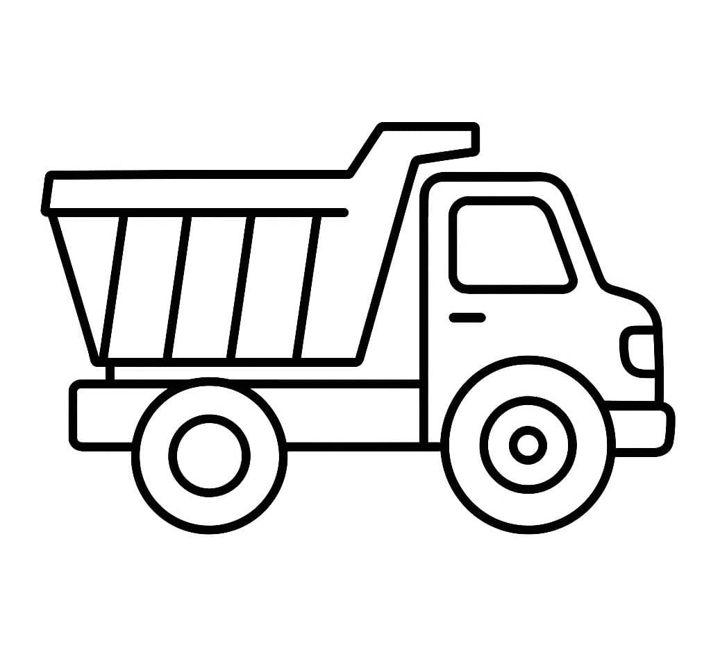 이미지 덤프 트럭 쉬운