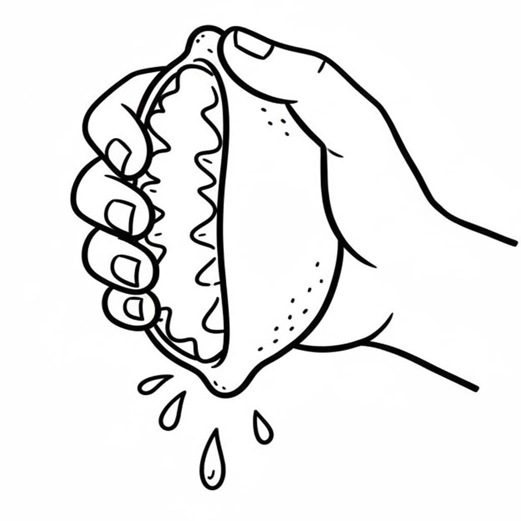 이미지 인쇄 가능 레몬